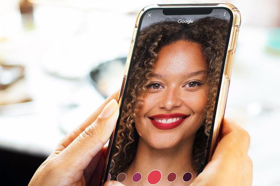 Google AR Beauty retaildive.com web
