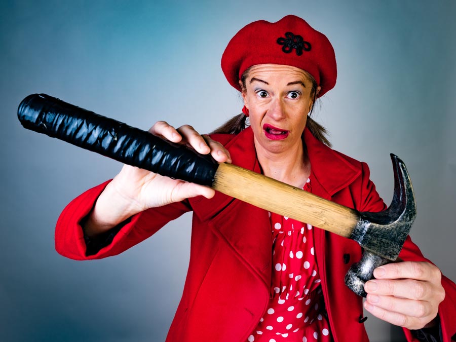 betty and a hammer web