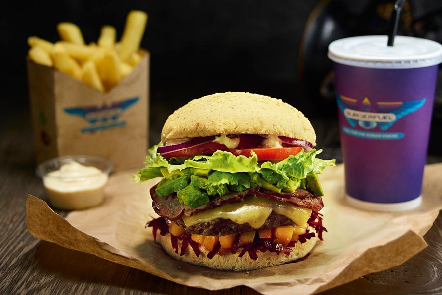 BUrger Fuel Bastard Spud Fries and Small Cup web