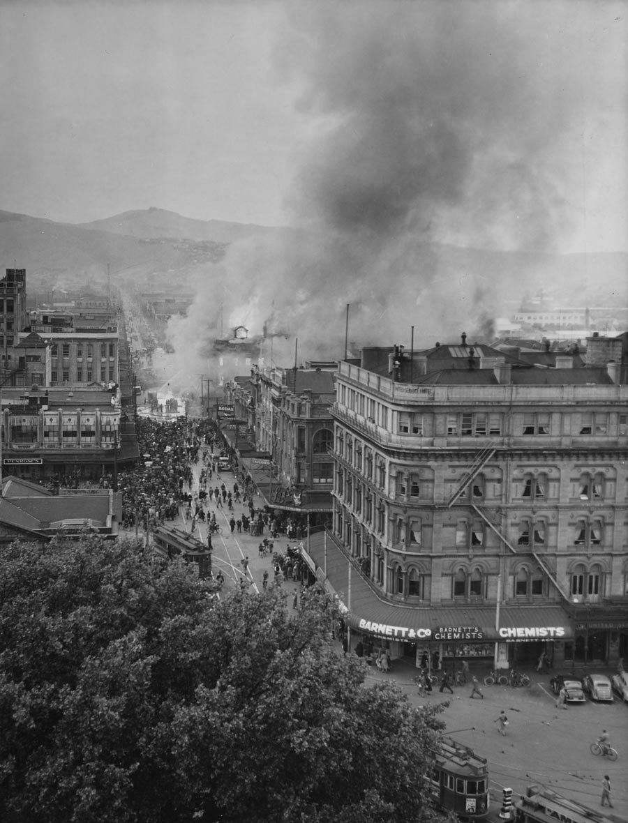 Ballantynes Fire. Image: Wikimedia Commons Ballantynes Fire credit Photographer unidentified Public domain via Wikimedia Commons web