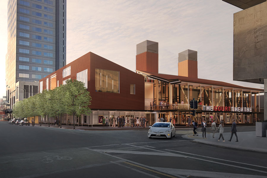 Image courtesy of Athfield Architects Limited (NZ) and Haworth Tompkins (London, UK). 20 12 Ext