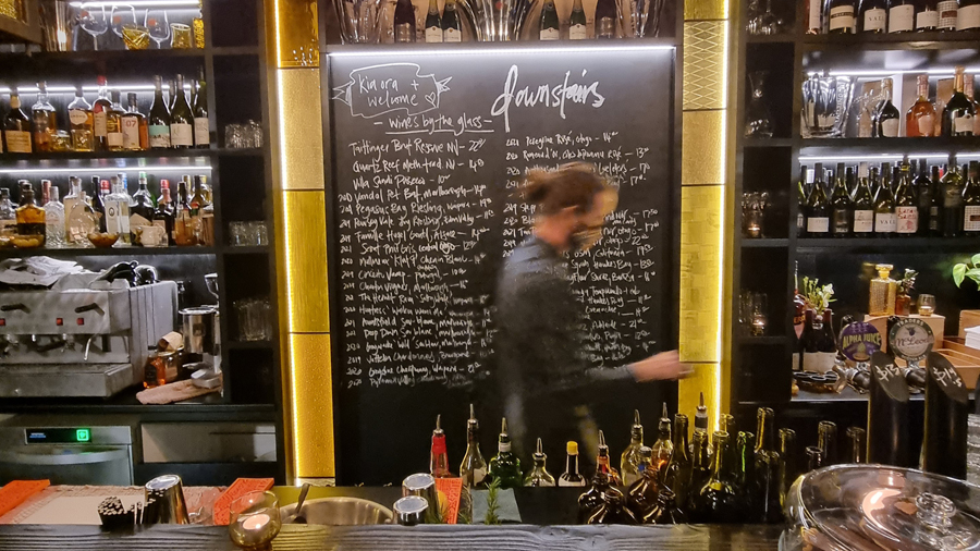 Image: Kia Dirkson The wine list