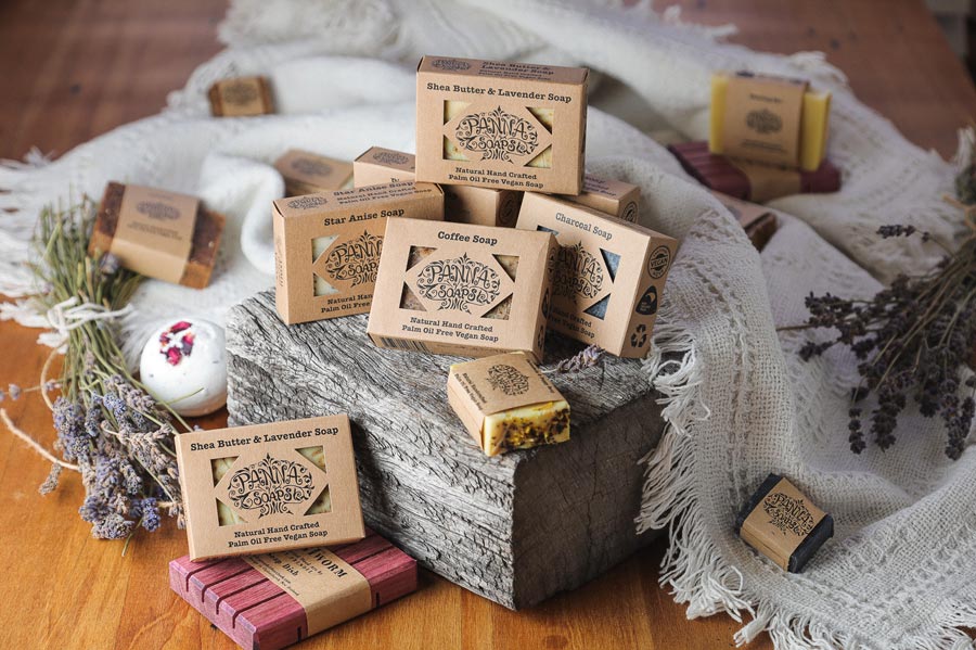 A collection of Panna Soaps