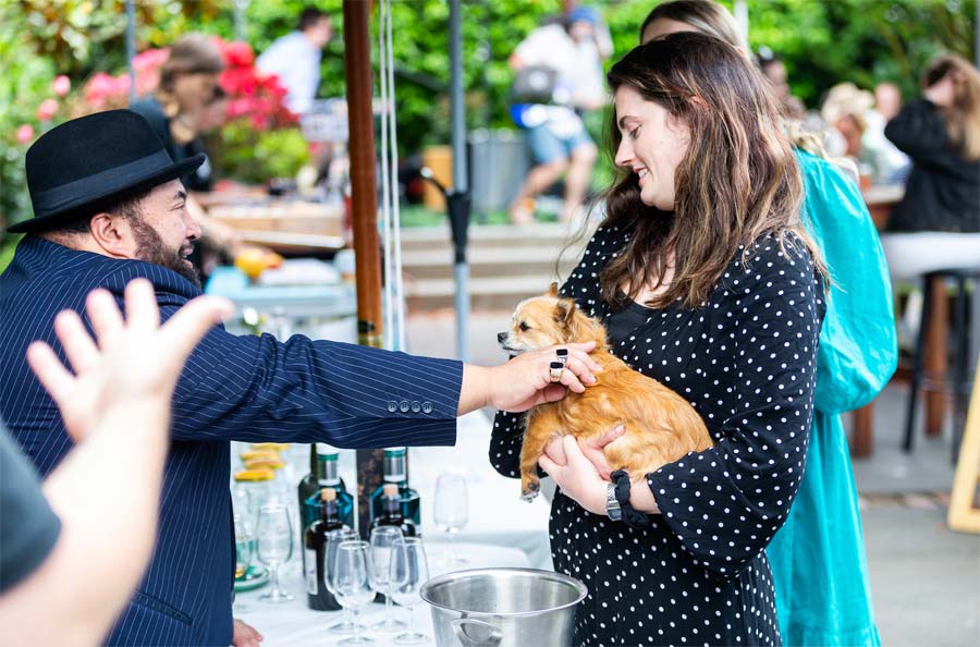 Dux Dine doggos at dux dine 1