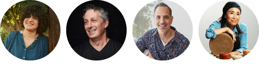 Samin Nosrat, Derick Sarno, Yotam Ottolenghi, Miyoko Schinner. flip grater chefs