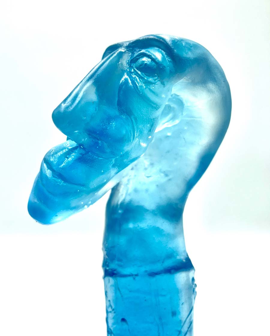 Graeme D Hitchcock - Variation of a Head on a Plinth, Aqua Variation of a Head on a Plinth Aqua Graeme D Hitchcock