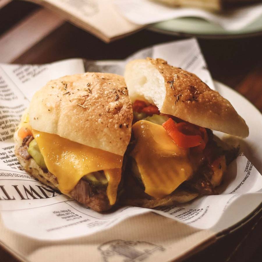 toastie takeover austin club beef brisket melt