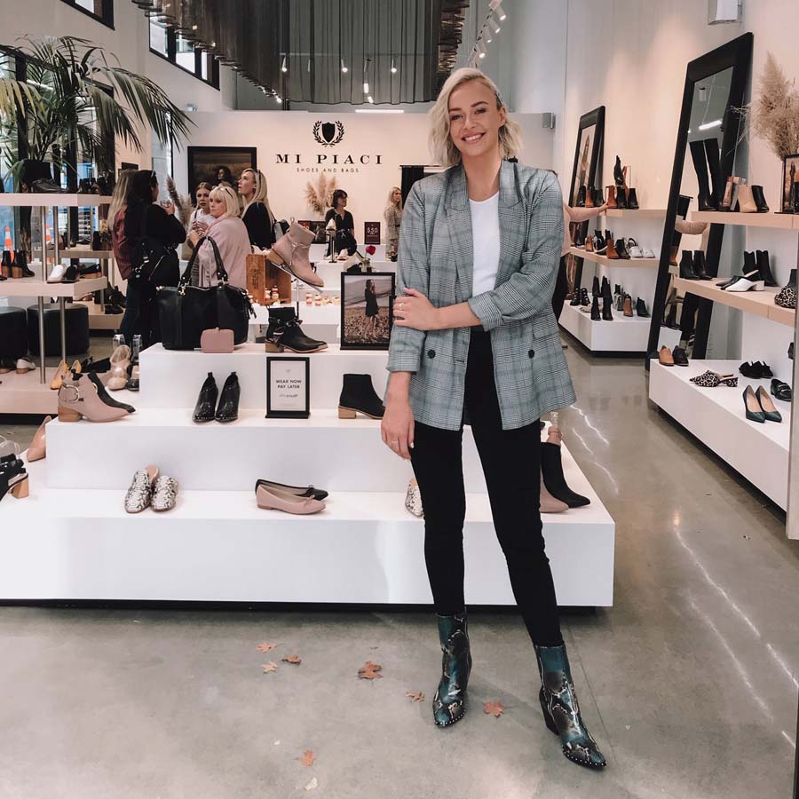 Mary Outram Mi Piaci inner City Store at opening