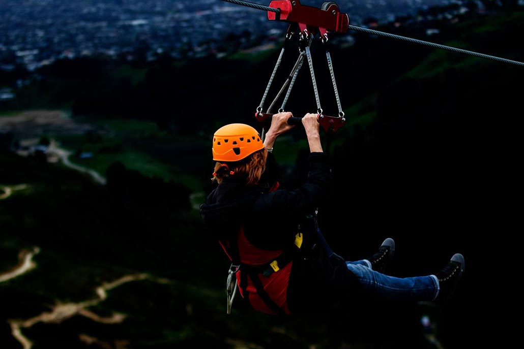 Christchurch Adventure Park Night Zipline CHristchurch Adventure Park