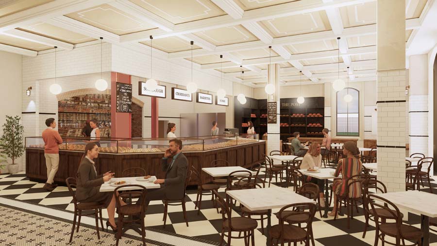 Bakery concept. Image: Ctrl Space Hospitality Designers