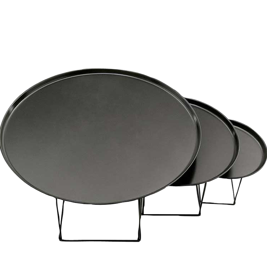 Coffee table bebitalia urquiola fatfat black 800 cc