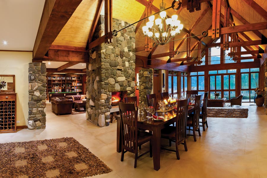 Stonefly Lodge, Nelson Stonefly Lodge interior