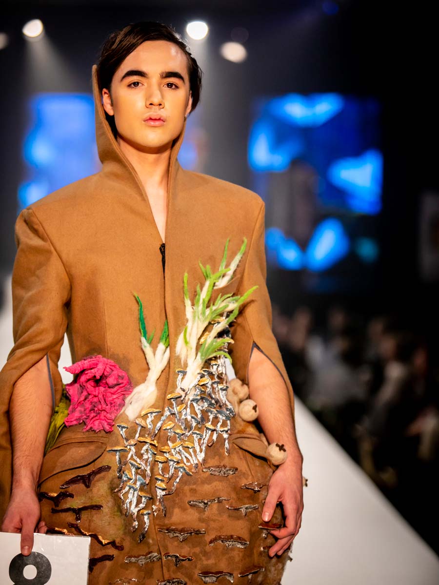 Fashion design: Ethan Allchurch-Rush | Image: Still Vision Photography Ethans Jackie Gay Still Vision Photography