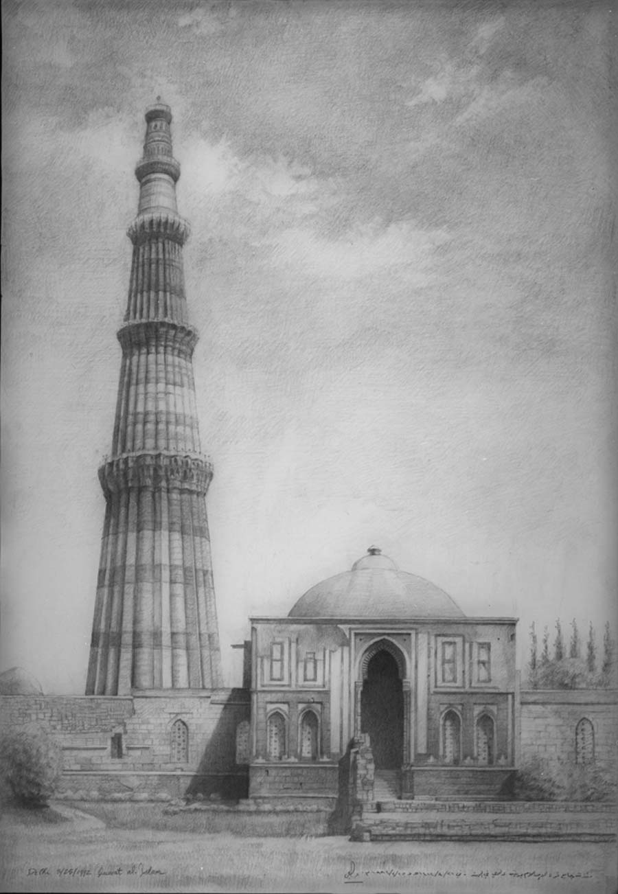 Quwwat-Ul-Islam Mosque, Delhi. Image: Wahbi Al-Hariri-Rifai Quwwat ul Islam Mosque web