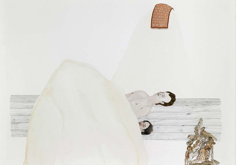 Kushana Bush, Fetish Pile, 2007, gouache, pencil on paper kushana bush 091