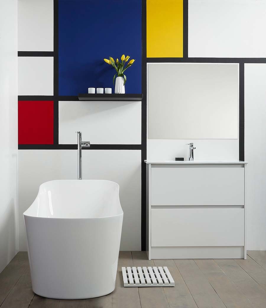 Blocking colours: easily create artistic effects in your home with paint and masking tape