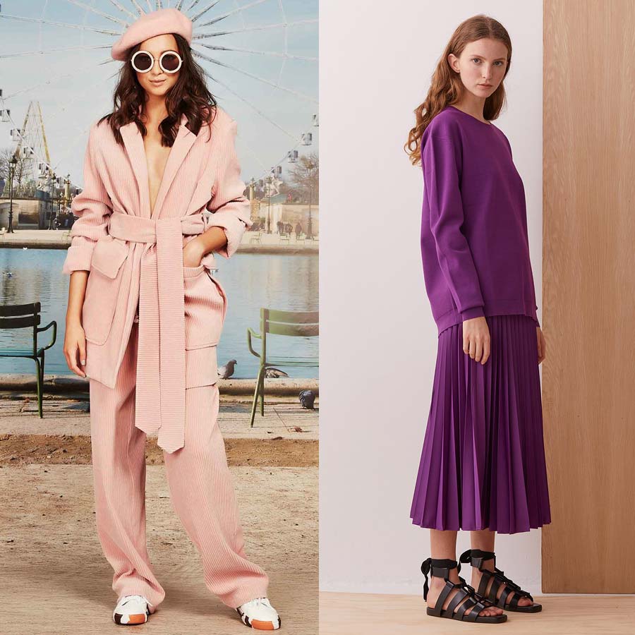 Left: Trelise Cooper Right: Gregory top to toe 1